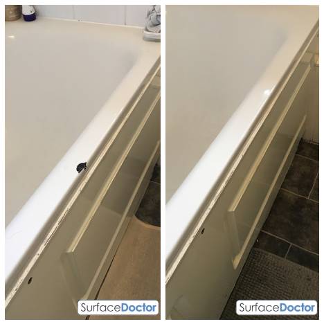 Bath repair Birmingham - professional restoration work