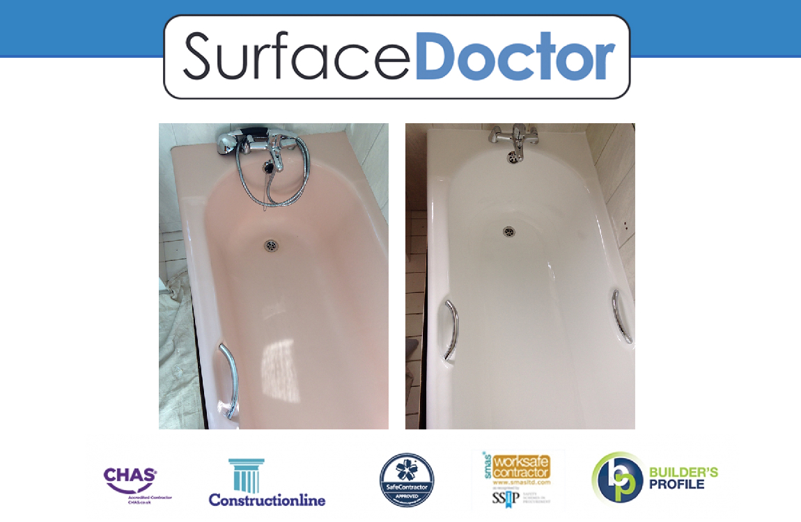 Bath Chip Repair Birmingham - Before and After